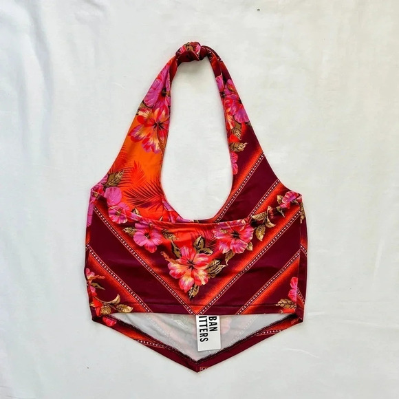 NWT Urban Outfitters Primrose Square Neck Halter Top - Picture 3 of 5